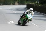 Derek Brien approaching Braddan Bridge.