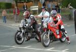 Stuart Robinson (82) leaving the Practice Start Line, Douglas.