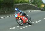 Andy Reynolds at Signpost Corner, Onchan.