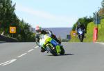 Mike Minns at Signpost Corner, Onchan.