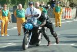 Mick Moreton at Start Line, Douglas.