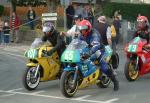 Sean Collister (65) during practice, leaving the Grandstand, Douglas.