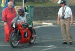 Barry Wood leaving Start Line, Douglas.