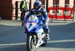 Adrian Archibald at the TT Grandstand, Douglas.