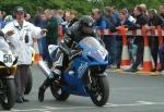 Andy Wallace at the TT Grandstand.