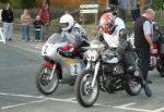 Bob Price (2) at the Practice Start Line, Douglas.