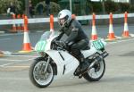 Peter Robertson leaving the Practice Start Line, Douglas.