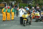 Simon Briggs at the Start Line, Douglas.