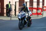 Dean Silvester at the TT Grandstand, Douglas.