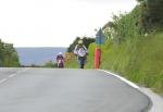 John Burrows at Signpost Corner, Onchan.