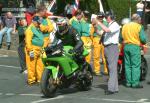 Steve Sinnott at Start Line, Douglas.