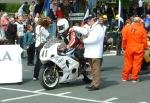 John Read at Start Line, Douglas.