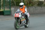 Uwe Kramp during practice, leaving the Grandstand, Douglas.