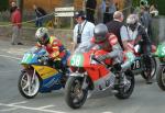 David Tuley (58) during practice, leaving the Grandstand, Douglas.