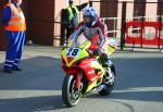 Philip Stewart at the TT Grandstand, Douglas.