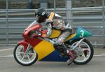 Shaun Harris at the TT Grandstand, Douglas.