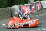 Pascal Hachet/Rene Geffray on Braddan Bridge, Douglas.