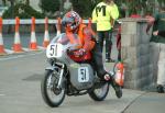 Simon Walsh at the Practice Start Line, Douglas.