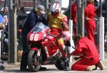 Wade Boyd in the pits, Douglas.