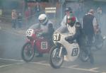 Richard Bool (66) at the Practice Start Line, Douglas.