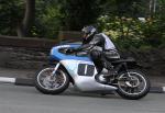 Alan Oversby approaching Quarterbridge, Douglas.