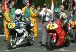 Rodger Wibberley (number 49) at Start Line, Douglas.