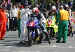 Gary Carswell leaving the Start Line, Douglas.