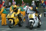 Dave Jones (number 110) at Start Line, Douglas.