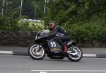 Tony Ainley approaching Quarterbridge, Douglas.