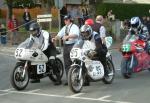 Philip Shaw (95) at the Practice Start Line, Douglas.