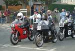 Tony Ainley (90) during practice, leaving the Grandstand, Douglas.