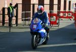 Gary Carswell at the TT Grandstand, Douglas.