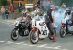 Mark Herbertson (70) during practice, leaving the Grandstand, Douglas.