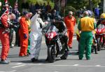 Dean Silvester leaving the Start Line, Douglas.