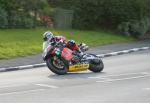 John McGuinness at Signpost Corner, Onchan.