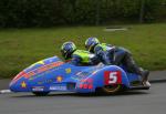 Simon Neary/Stuart Bond at Signpost Corner, Onchan.