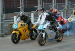 Chris Barratt (115) at the Practice Start Line, Douglas.