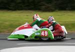 Keith Walters/Gary Masterman at Signpost Corner, Onchan.