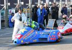 Simon Neary/Stuart Bond at the TT Grandstand, Douglas.