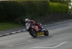 Ian Hutchinson at Signpost Corner, Onchan.