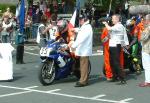 Tony Moss at Start Line, Douglas.