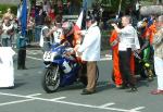 Tony Moss at Start Line, Douglas.