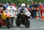 David Castle at the TT Grandstand.