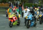 Mike Minns (47) at the Start Line, Douglas.