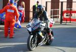 Dean Silvester at the TT Grandstand, Douglas.