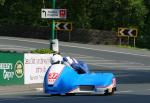 Rod Bellas/Geoff Knight at Braddan Bridge.