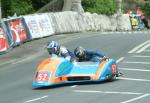 Andy King/Colin Borland on Braddan Bridge, Douglas.