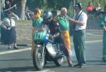 Don Leeson at Start Line, Douglas.