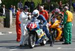 Alan Chamley leaving the Start Line, Douglas.