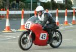 Adam Easton at the Practice Start Line, Douglas.